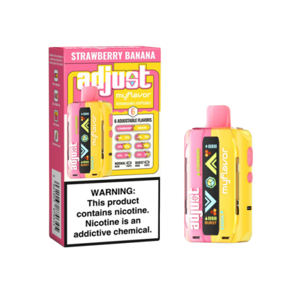 Adjust MyFlavor (Dispo) (40000Puff)(20mL)  -  Qty per pack 5 Strawberry Banana 50mg