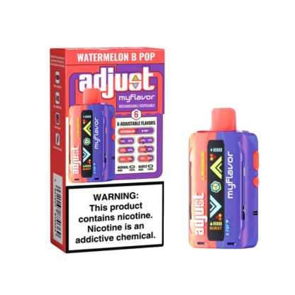 Adjust MyFlavor (Dispo) (40000Puff)(20mL)  -  Qty per pack 5 Watermelon B Pop 50mg