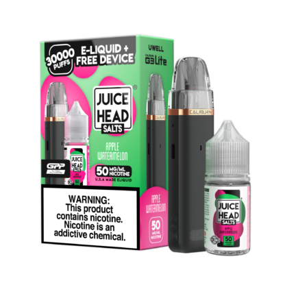 Juice Head X Caliburn (LIQ Salts)(30ml)  -  Qty per pack 1 Apple Watermelon 50mg