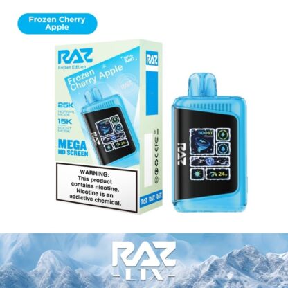 RAZ LTX25000 (Dispo) (25000Puff)(16mL)  -  Qty per pack 5 Cherry Strapple 50mg