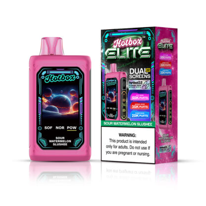 Puff Labs Hotbox Elite (Dispo) (50000Puff)  -  Qty per pack 5 Sour Strawberry Slushee 50mg