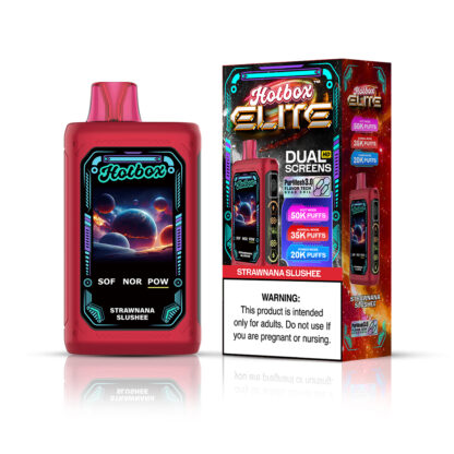 Puff Labs Hotbox Elite (Dispo) (50000Puff)  -  Qty per pack 5 Strawnana Slushee 50mg