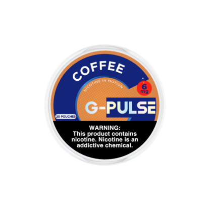 G Pulse (DSPLY 5pc)(Nic Pouch) (20ct Can)(SAS)  -  Qty per pack 1 Coffee 06mg