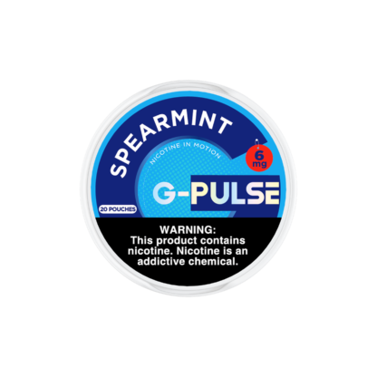 G Pulse (DSPLY 5pc)(Nic Pouch) (20ct Can)(SAS)  -  Qty per pack 1 Spearmint 06mg