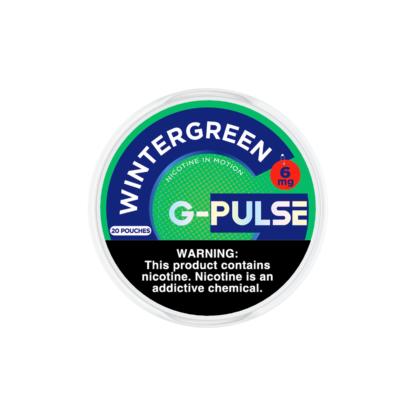 G Pulse (DSPLY 5pc)(Nic Pouch) (20ct Can)(SAS)  -  Qty per pack 1 Wintergreen 06mg