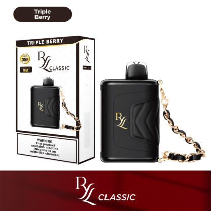 RYL Classic (Dispo) (35000Puff)(16.5mL)  -  Qty per pack 5 Triple Berry 50mg