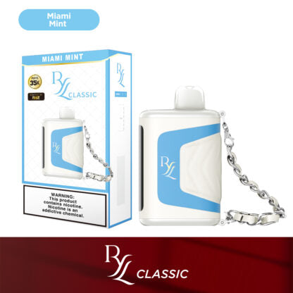 RYL Classic (Dispo) (35000Puff)(16.5mL)  -  Qty per pack 5 Miami Mint 50mg