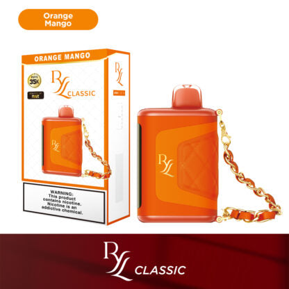 RYL Classic (Dispo) (35000Puff)(16.5mL)  -  Qty per pack 5 Orange Mango 50mg