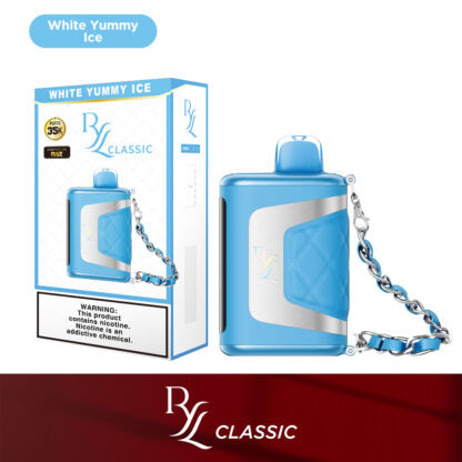 RYL Classic (Dispo) (35000Puff)(16.5mL)  -  Qty per pack 5 White Yummy Ice 50mg