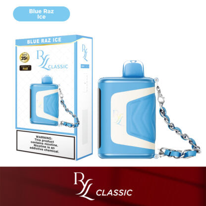 RYL Classic (Dispo) (35000Puff)(16.5mL)  -  Qty per pack 5 Blue Raz Ice 50mg