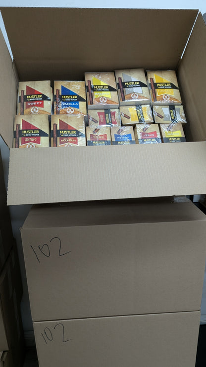 Hustler 5 Cigars - 8 pouches per box / 336 retail units - $0.29 per unit (7 Flavors  / 42 per Case)