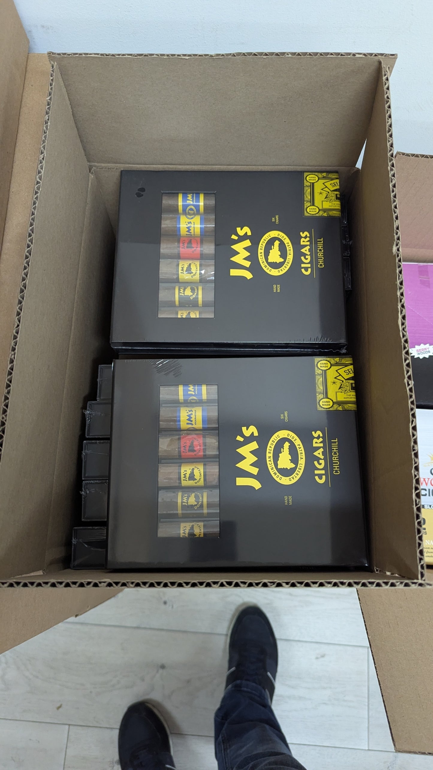 JM's Cigars Churchill - 6 Cigar Variety Pack / 60 retail units - $0.83 per unit (10 per Case)