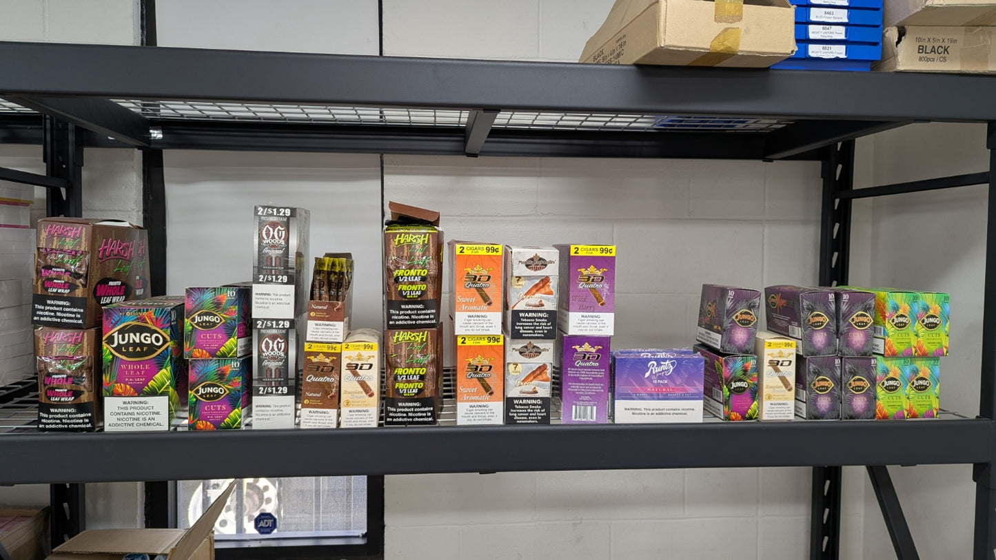 Mix Leaf Brands 200+ retail packs - $0.37 per pack (15 Variety / 20 per case)