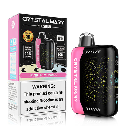Crystal Mary Pulse X 30K | 5% | (30000 Puff)  -  Qty per pack 5