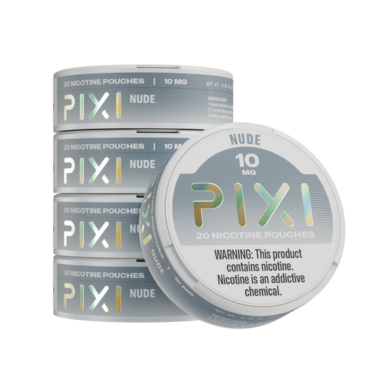 Pixi Round Nicotine Pouches - 10mg (5 packs)