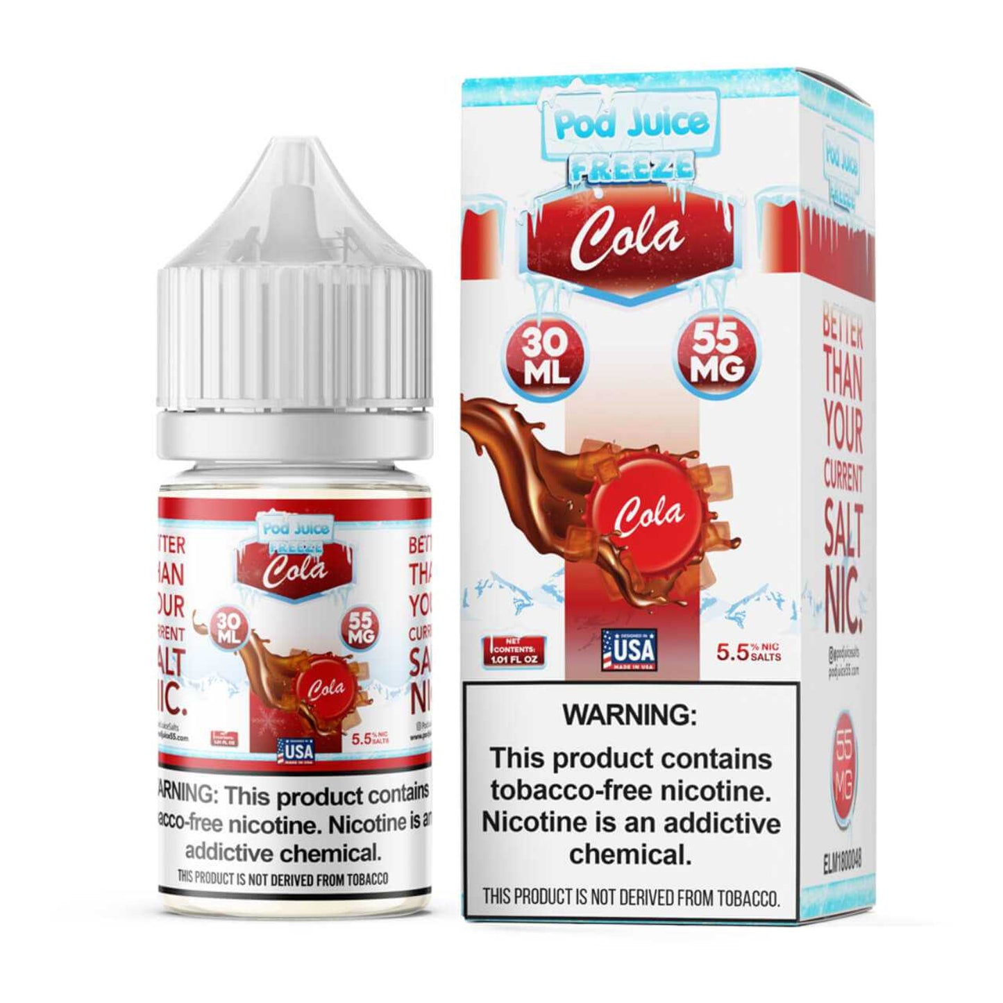 Pod Juice (LIQ Salt)(30mL) TFN  -  Qty per pack 1