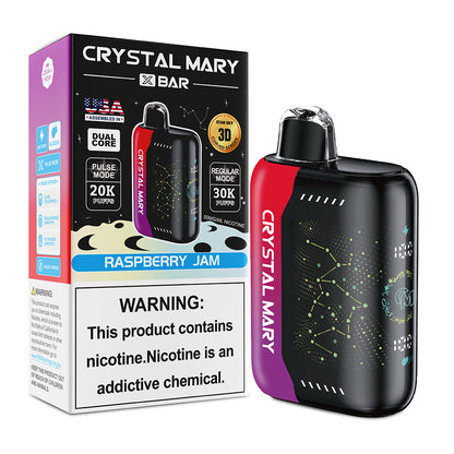 Crystal Mary Pulse X 30K | 5% | (30000 Puff)  -  Qty per pack 5