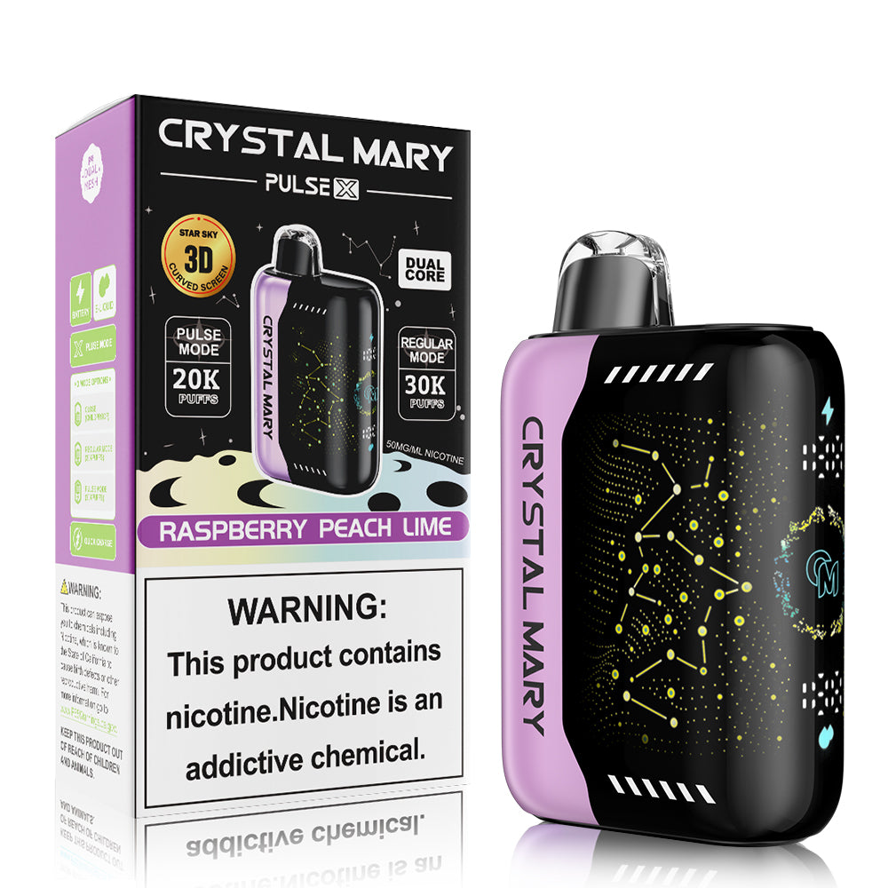Crystal Mary Pulse X 30K | 5% | (30000 Puff)  -  Qty per pack 5