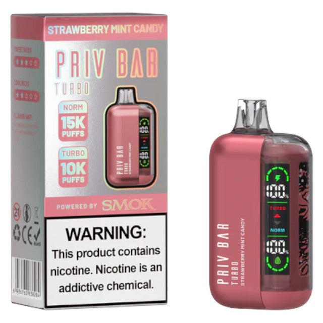 Priv Bar Turbo (Dispo) (15000Puff)(16mL)  -  Qty per pack 5