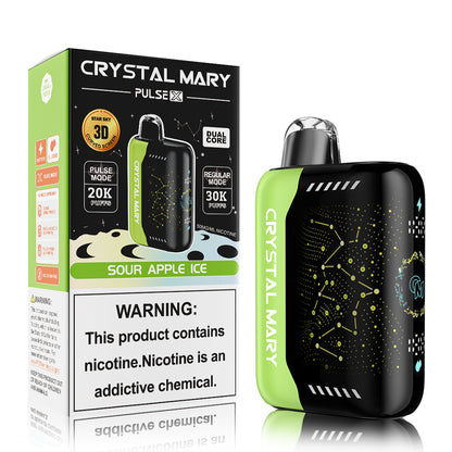 Crystal Mary Pulse X 30K | 5% | (30000 Puff)  -  Qty per pack 5