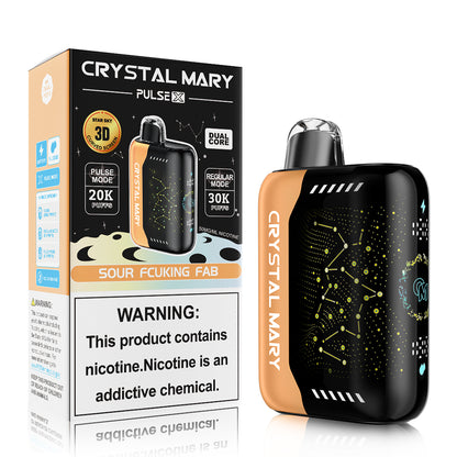 Crystal Mary Pulse X 30K | 5% | (30000 Puff)  -  Qty per pack 5