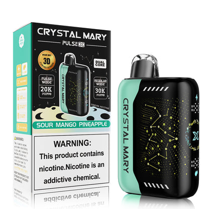 Crystal Mary Pulse X 30K | 5% | (30000 Puff)  -  Qty per pack 5