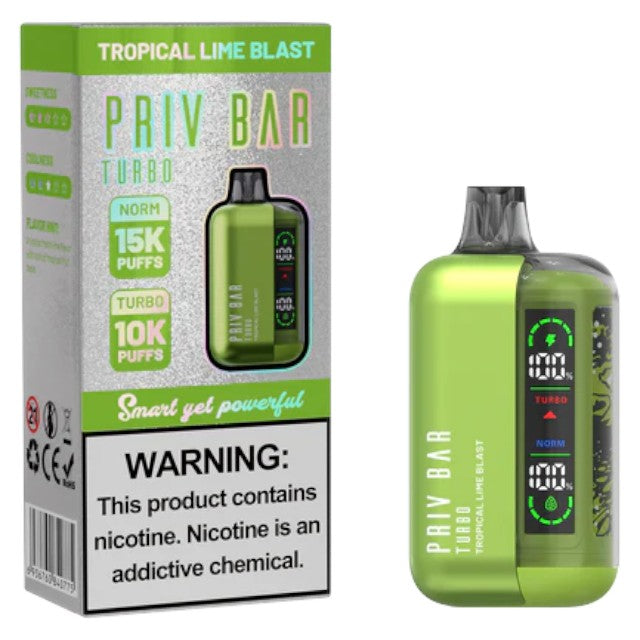 Priv Bar Turbo (Dispo) (15000Puff)(16mL)  -  Qty per pack 5