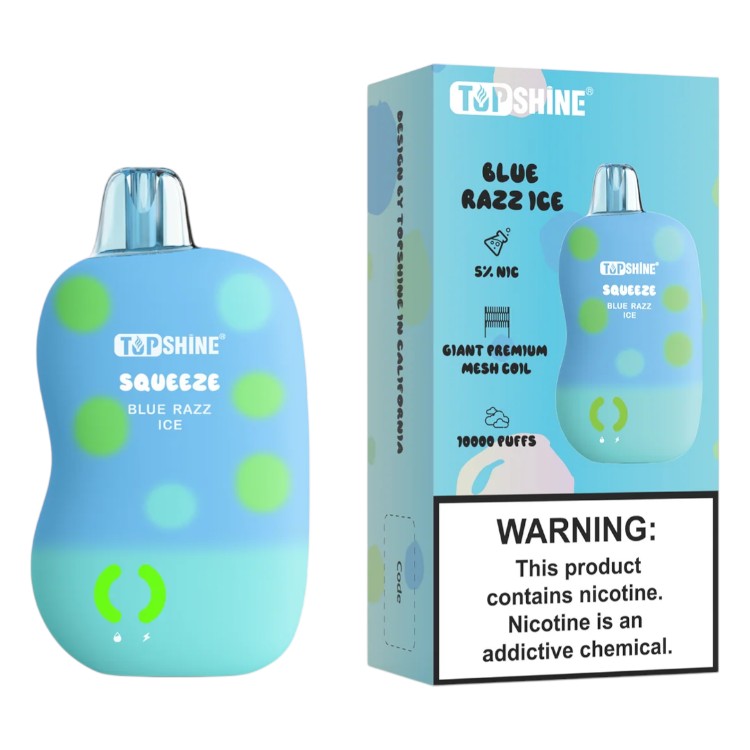 Top Shine Squeeze | 5% | (10000 Puffs) - 10 per Pack