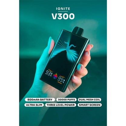 IGNITE V300 | 5% | (30000 Puff)  -  Qty per pack 5