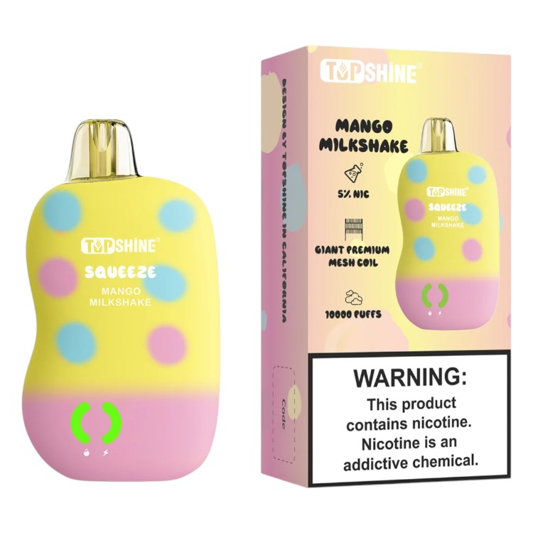 Top Shine Squeeze | 5% | (10000 Puffs) - 10 per Pack