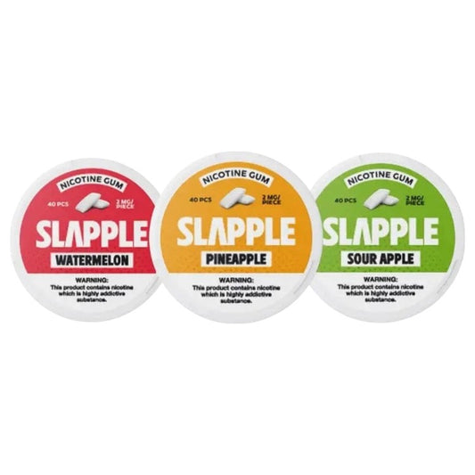 Slapple (DSPLY)(Nic Gum) 30pc Loaded Counter Display  -  Qty per pack 1