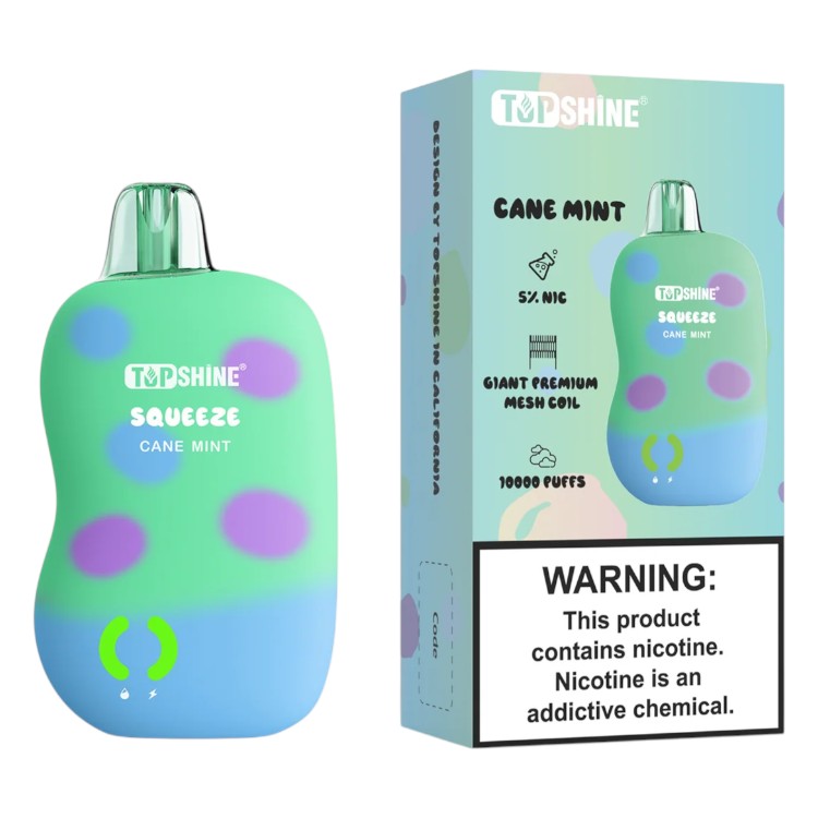 Top Shine Squeeze | 5% | (10000 Puffs) - 10 per Pack