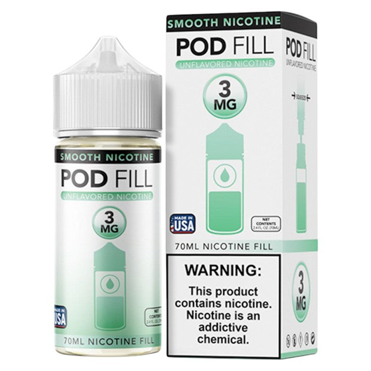 Pod Fill (Nic Base)(70mL) Salt Base  -  Qty per pack 1
