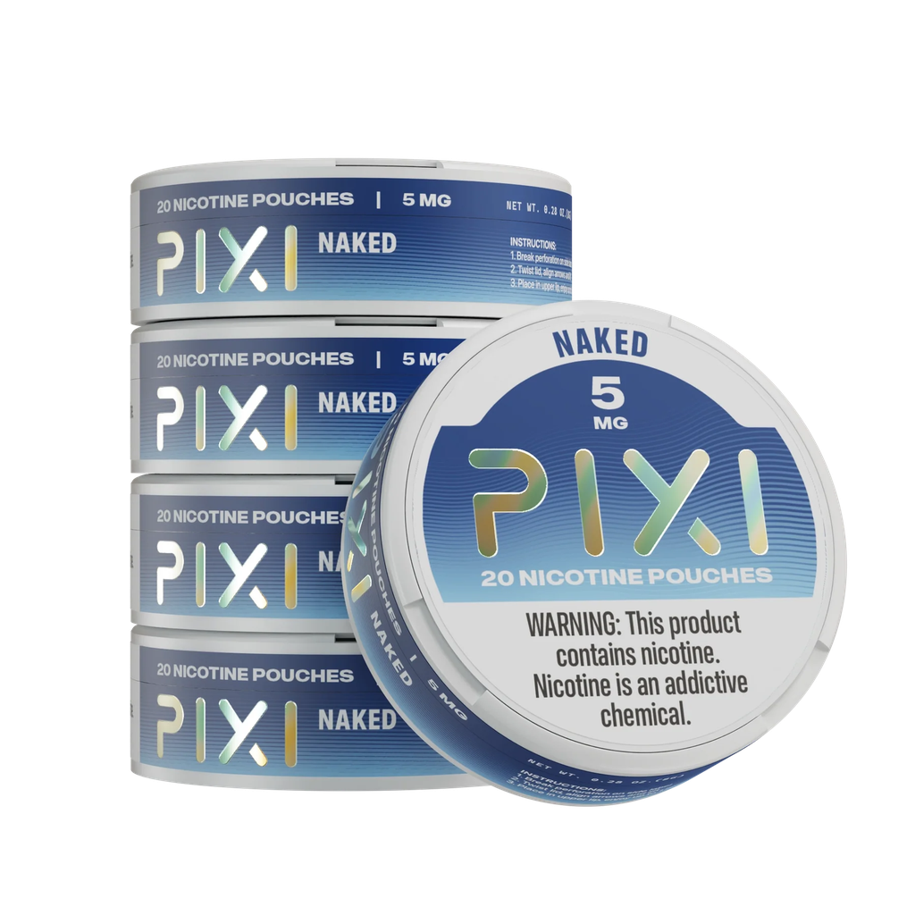 Pixi Round Nicotine Pouches - 5mg (5 packs)