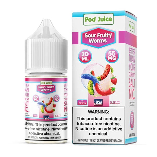 Sour Fruity Worms 20mg