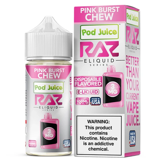 Pod Juice x RAZ (LIQ FB)(100mL) TFN  -  Qty per pack 1