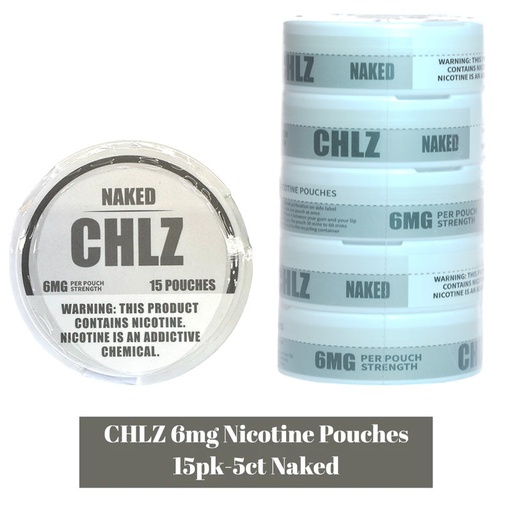 CHLZ 6MG Nic Pouches (DSPLY 5pc) (15 Pouches per Can)  -  Qty per pack 1