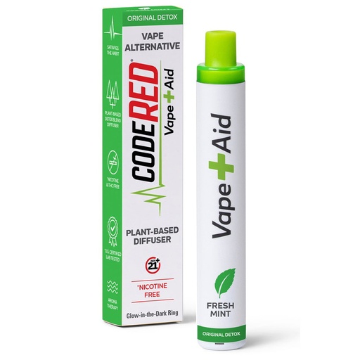 Code RED Vape+Aid  Clean Vape Alternative (600 Inhalations) -  Qty per pack 6