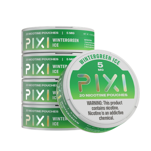 Pixi Round Nicotine Pouches - 5mg (5 packs)